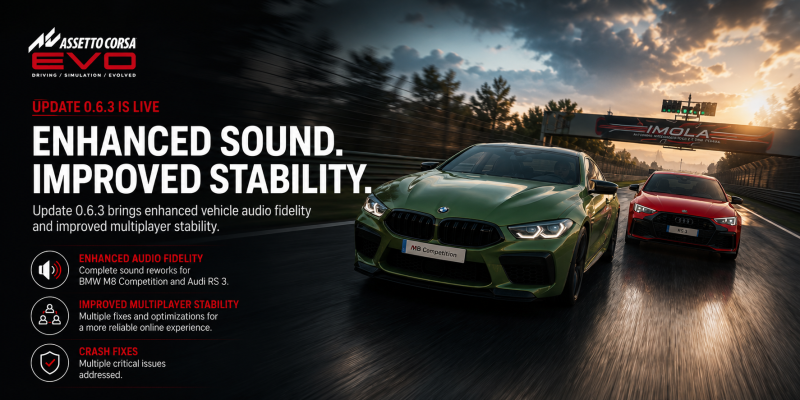 Update 0.6.3 Enhances Physics, Stability and Audio